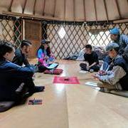 Cypher Cure in the yurt
