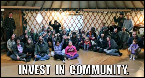 sweet holiday party in the yurt.jpg